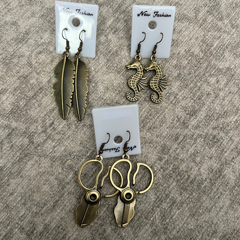 NWT 3x Earring bundle